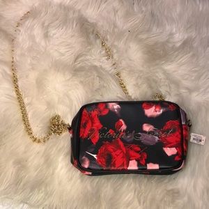 Floral Victoria Secret Crossbody Handbag